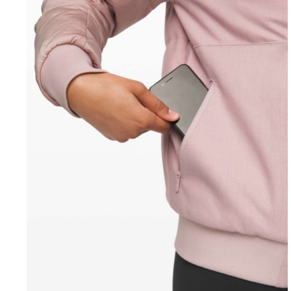 🟠SOLD🟠Roam Far Wool Reversible Bomber/Waterproof/Pink - Picture 9 of 13